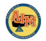 AIM — Academics, Integrity, Marksmanship